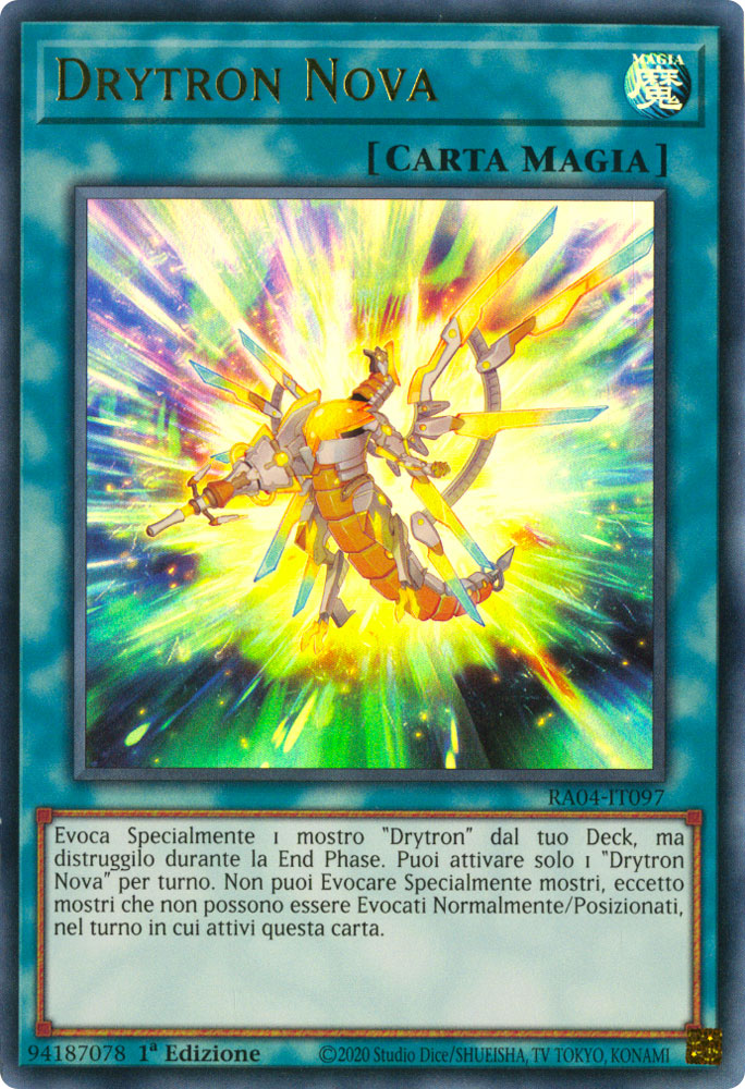 RA04-IT097 Drytron Nova Ultra Rara 1a Edizione (IT) -NEAR MINT-