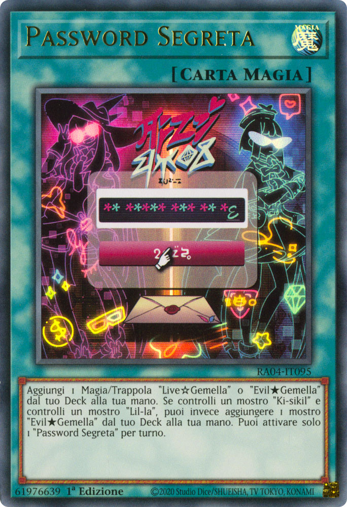RA04-IT095 Password Segreta Ultra Rara 1a Edizione (IT) -NEAR MINT-