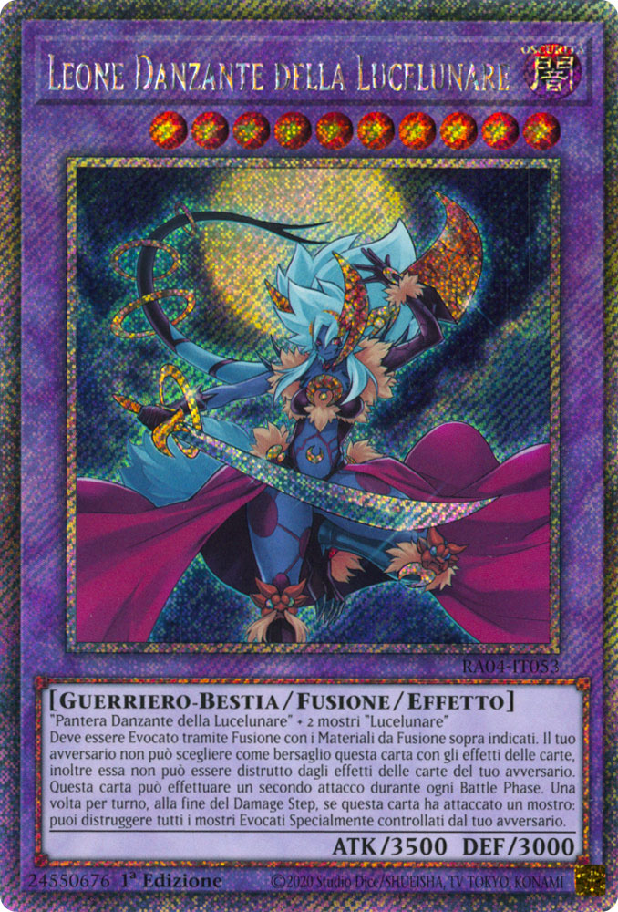 RA04-IT053 Leone Danzante della Lucelunare Platinum Segreta 1a Edizione (IT) -NEAR MINT-