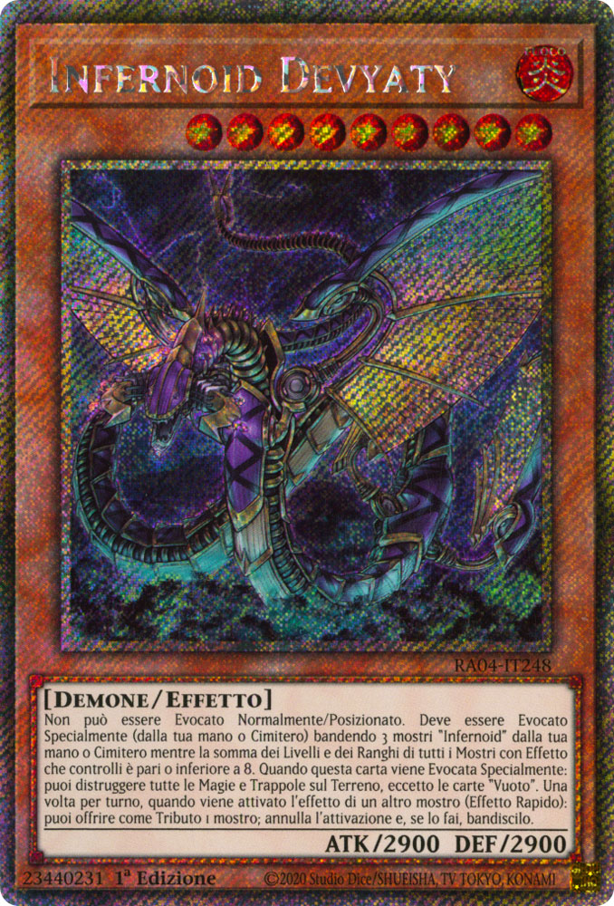 RA04-IT248 Infernoid Devyaty Platinum Segreta 1a Edizione (IT) -NEAR MINT-