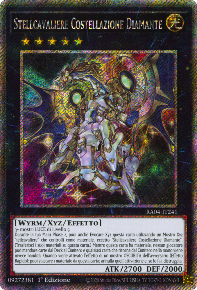 RA04-IT241 Stellcavaliere Costellazione Diamante Platinum Segreta 1a Edizione (IT) -NEAR MINT-