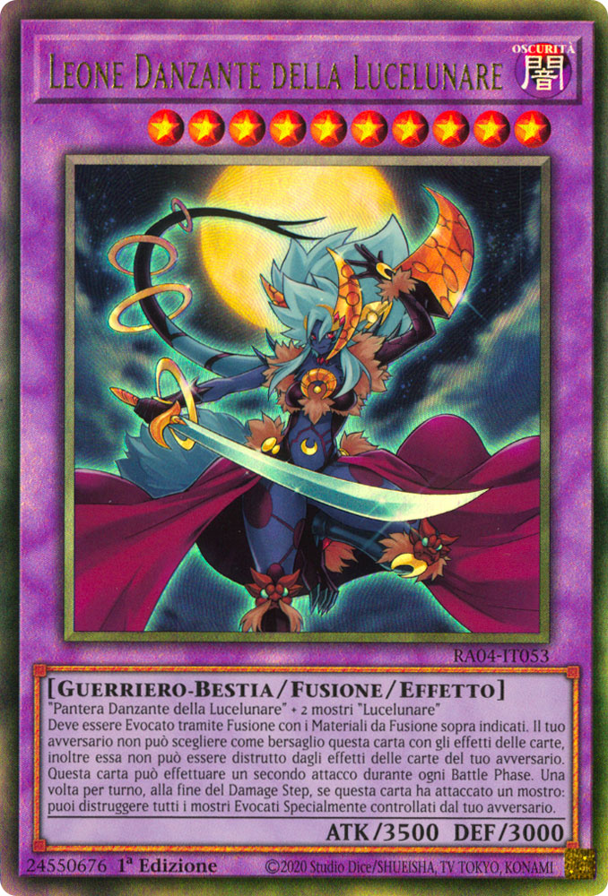 RA04-IT053 Leone Danzante della Lucelunare Rara Ultimate 1a Edizione (IT) -NEAR MINT-