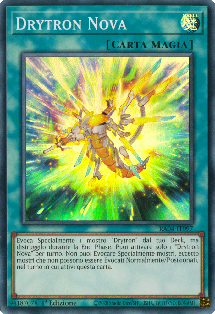 RA04-IT097 Drytron Nova Super Rara 1a Edizione (IT) -NEAR MINT-