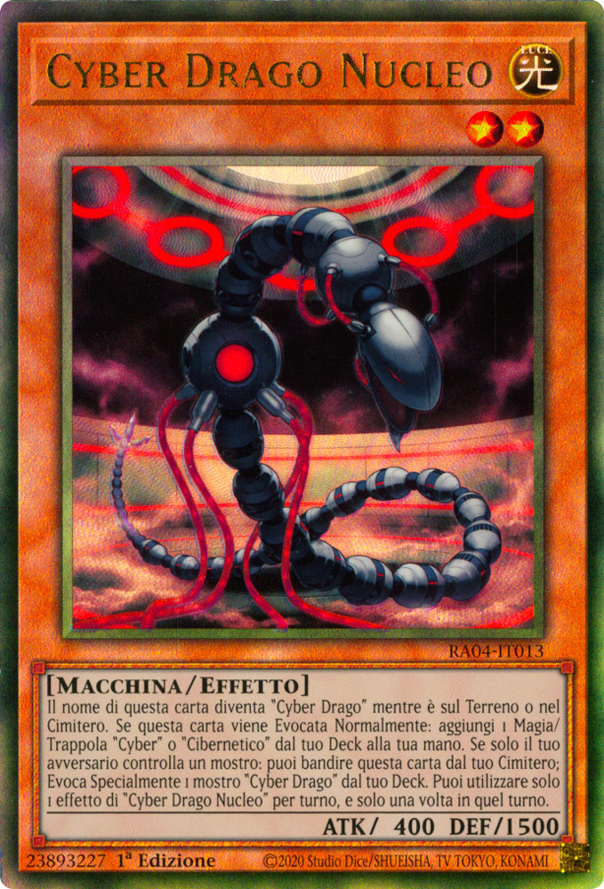 RA04-IT013 Cyber Drago Nucleo Rara Ultimate 1a Edizione (IT) -NEAR MINT-