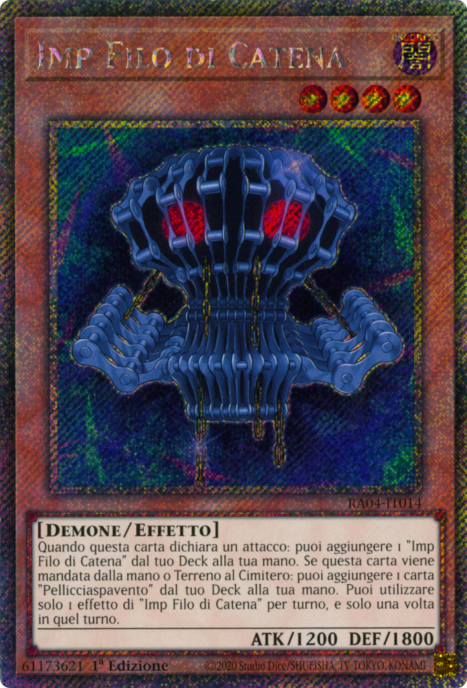 RA04-IT014 Imp Filo di Catena Platinum Segreta 1a Edizione (IT) -NEAR MINT-