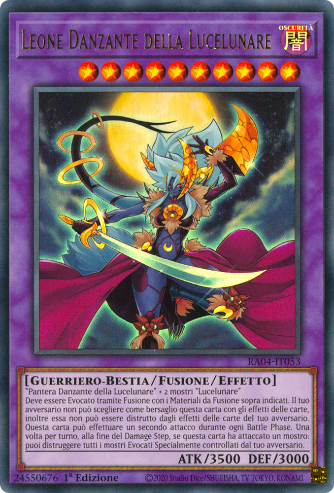 RA04-IT053 Leone Danzante della Lucelunare Ultra Rara 1a Edizione (IT) -NEAR MINT-