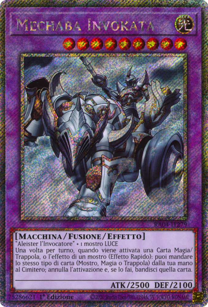 RA04-IT279 Mechaba Invokata Platinum Segreta 1a Edizione (IT) -NEAR MINT-