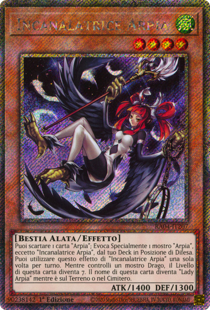 RA04-IT207 Incanalatrice Arpia Platinum Segreta 1a Edizione (IT) -NEAR MINT-