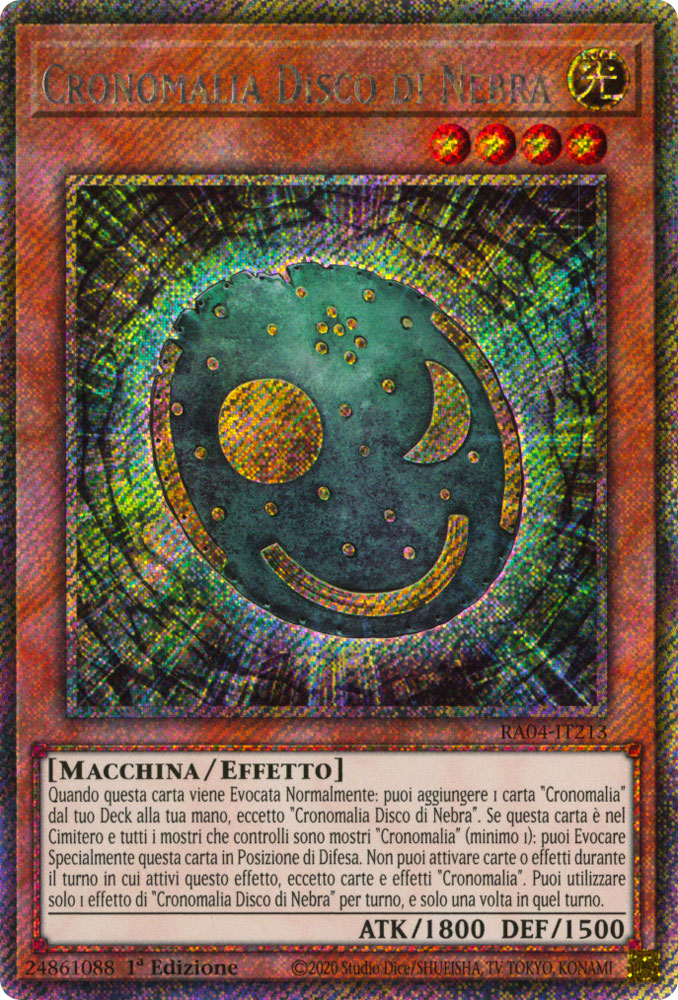 RA04-IT213 Cronomalia Disco di Nebbia Platinum Segreta 1a Edizione (IT) -NEAR MINT-