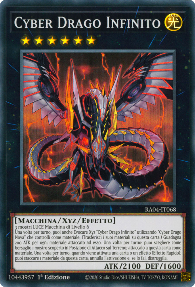 RA04-IT068 Cyber Drago Infinito Super Rara 1a Edizione (IT) -NEAR MINT-