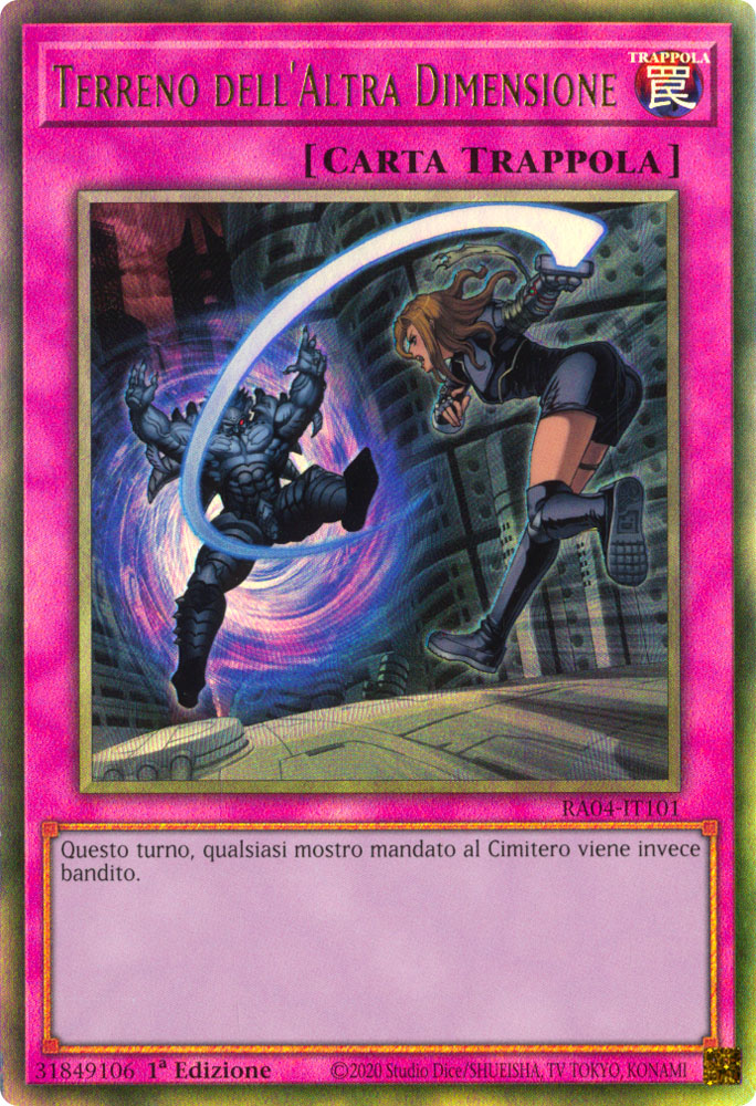 RA04-IT101 Terreno dell'Altra Dimensione Rara Ultimate 1a Edizione (IT) -NEAR MINT-