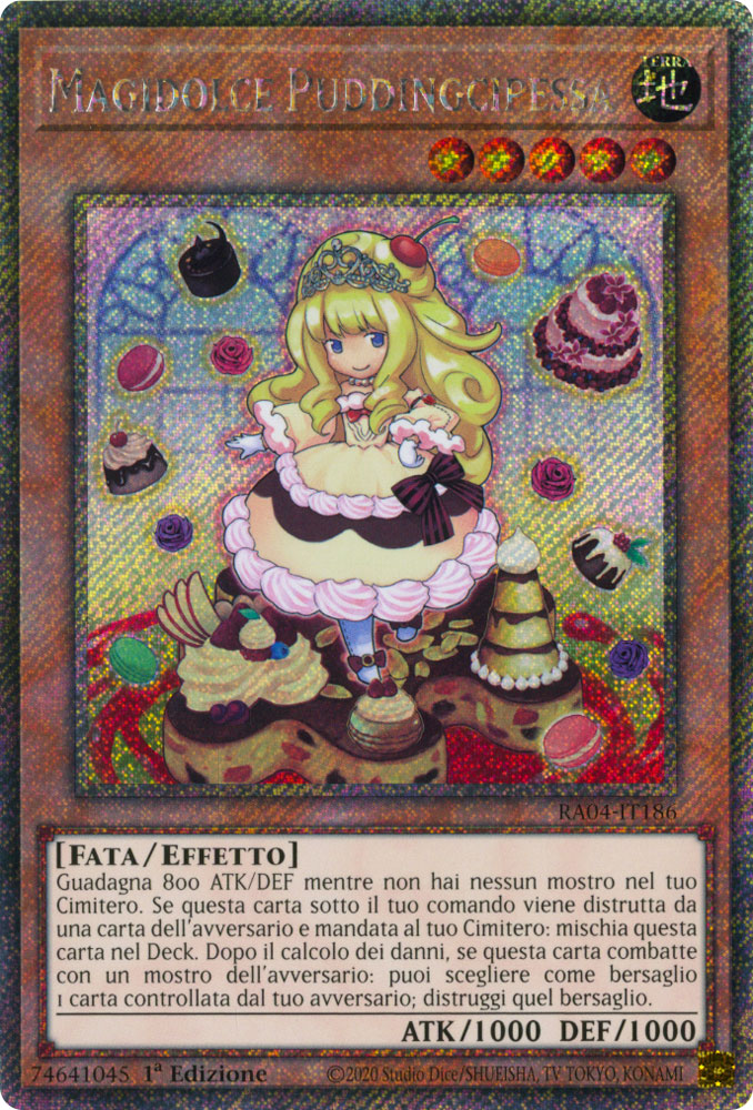 RA04-IT186 Magidolce Puddingcipessa Platinum Segreta 1a Edizione (IT) -NEAR MINT-