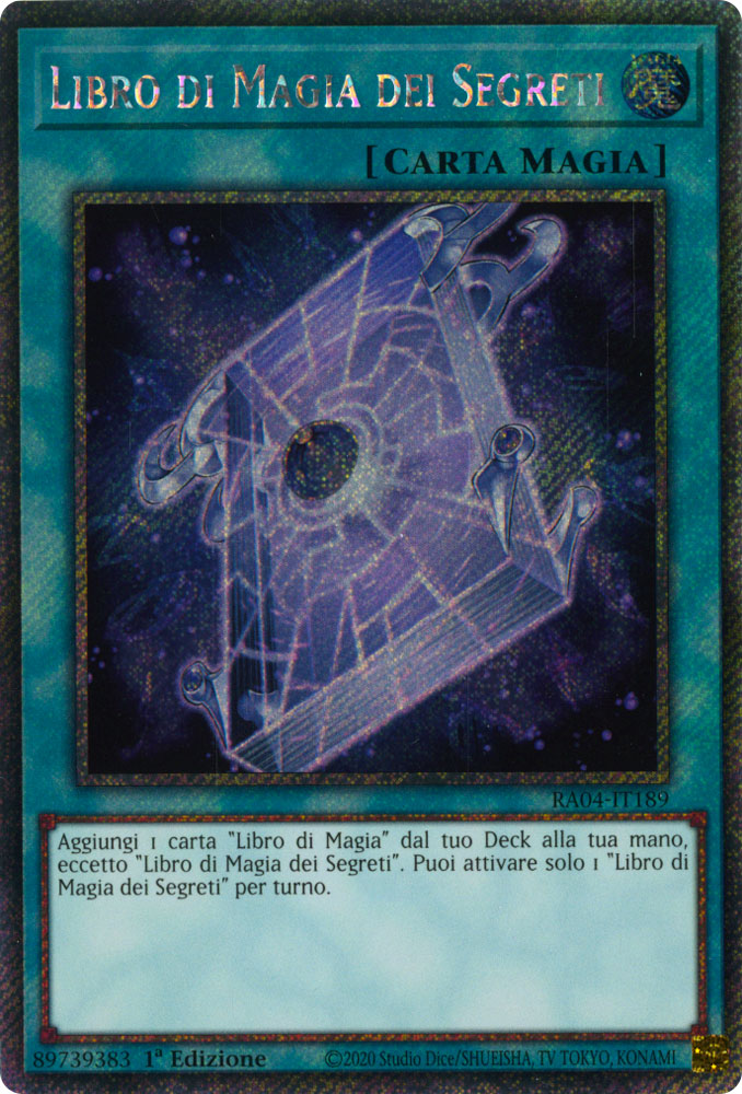 RA04-IT189 Libro di Magia dei Segreti Platinum Segreta 1a Edizione (IT) -NEAR MINT-