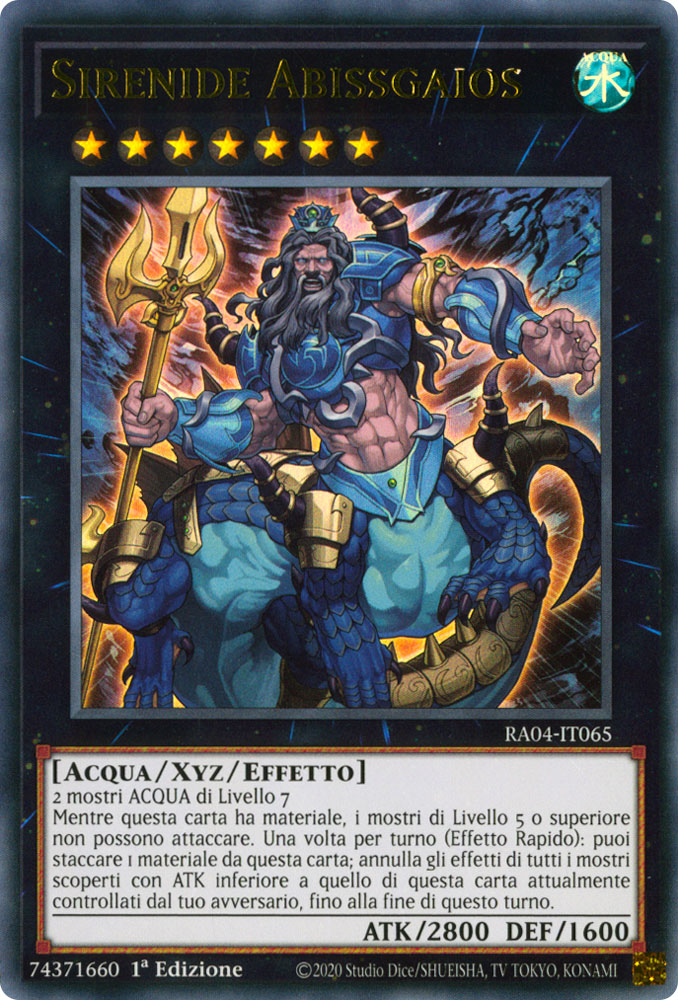 RA04-IT065 Sirenide Abissgaios Ultra Rara 1a Edizione (IT) -NEAR MINT-