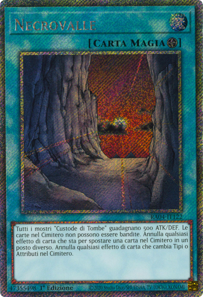 RA04-IT122 Necrovalle Platinum Segreta 1a Edizione (IT) -NEAR MINT-