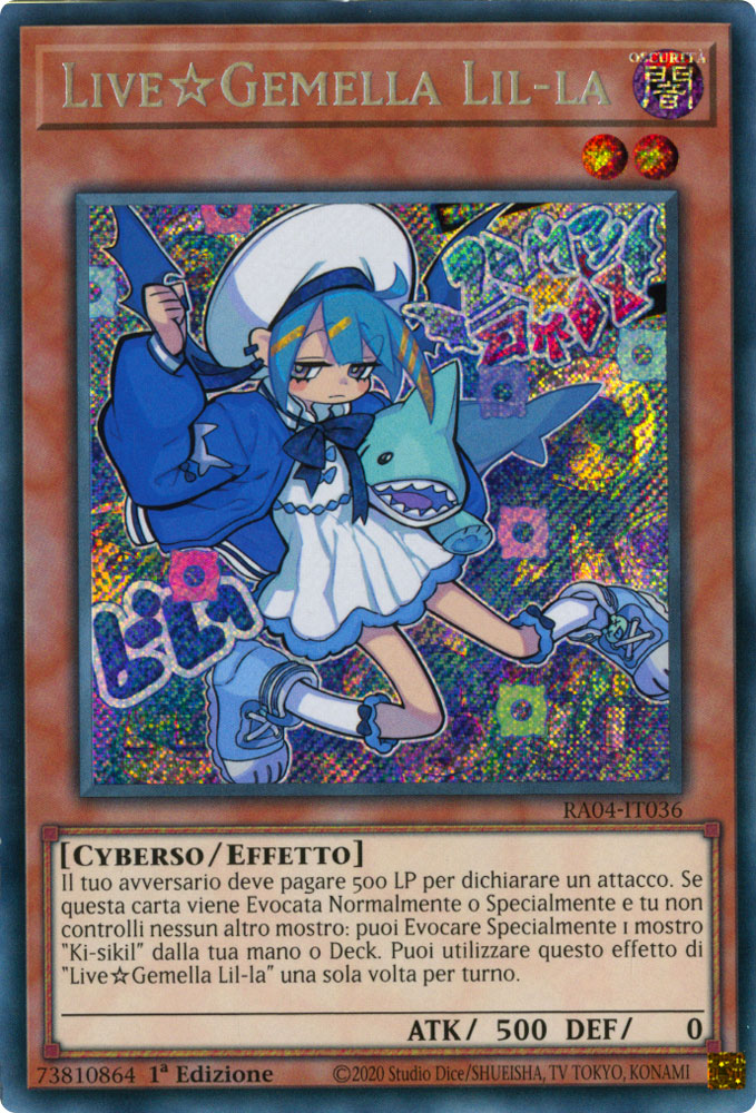 RA04-IT036 Live Gemella Lil-la Rara Segreta 1a Edizione (IT) -NEAR MINT-