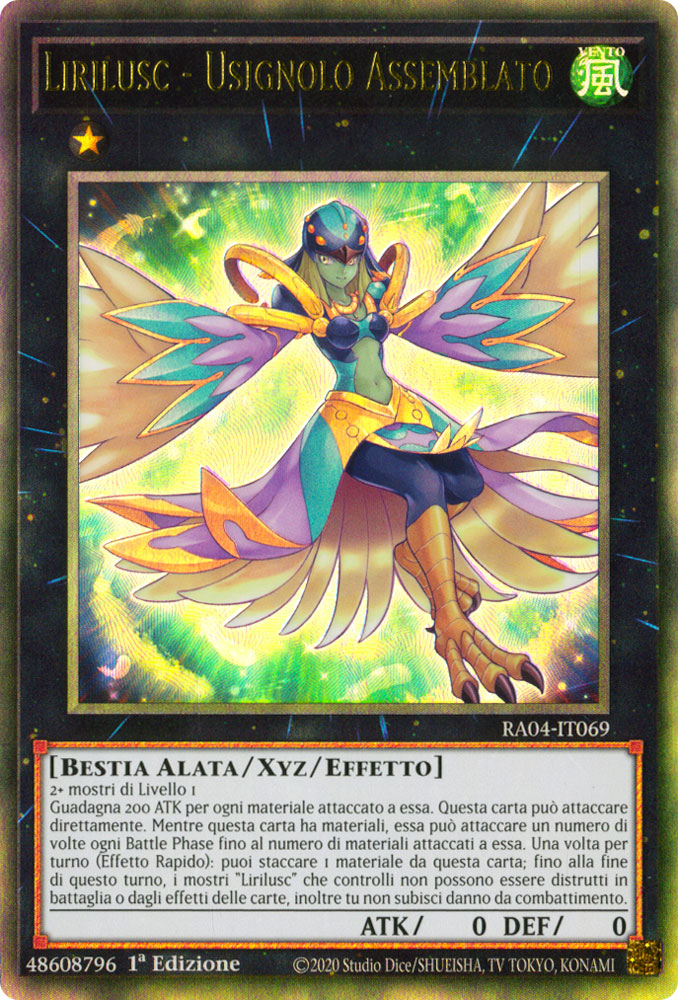RA04-IT069 Lirilusc - Usignolo Assemblato Rara Ultimate 1a Edizione (IT) -NEAR MINT-