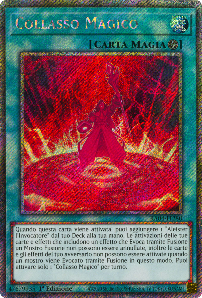 RA04-IT280 Collasso Magico Platinum Segreta 1a Edizione (IT) -NEAR MINT-