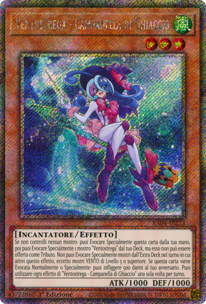 RA04-IT273 Ventostrega - Campanella di Ghiaccio Platinum Segreta 1a Edizione (IT) -NEAR MINT-