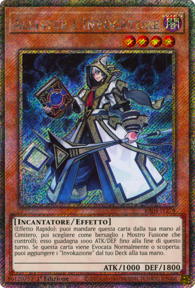 RA04-IT278 Aleister l'Invocatore Platinum Segreta 1a Edizione (IT) -NEAR MINT-