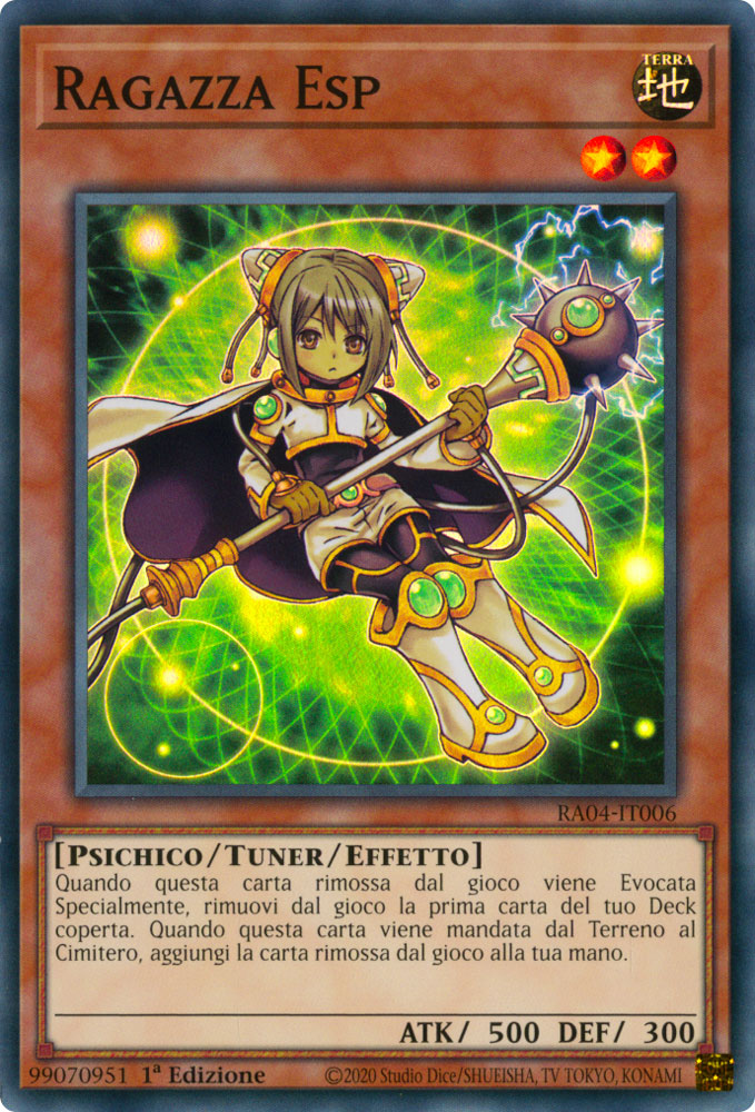 RA04-IT006 Ragazza Esp Super Rara 1a Edizione (IT) -NEAR MINT-