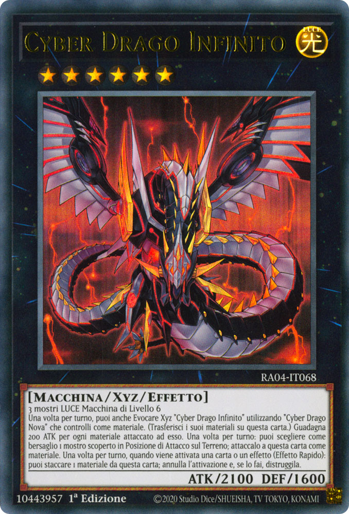 RA04-IT068 Cyber Drago Infinito Ultra Rara 1a Edizione (IT) -NEAR MINT-