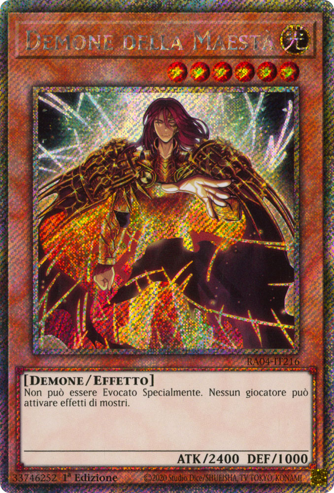RA04-IT216 Demone della Maesta' Platinum Segreta 1a Edizione (IT) -NEAR MINT-