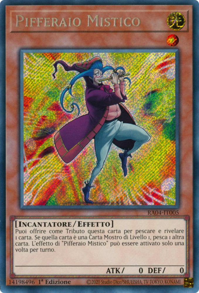 RA04-IT005 Pifferaio Mistico Rara Segreta 1a Edizione (IT) -NEAR MINT-