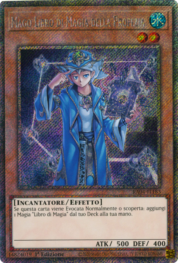 RA04-IT183 Mago Libro di Magia della Profezia Platinum Segreta 1a Edizione (IT) -NEAR MINT-