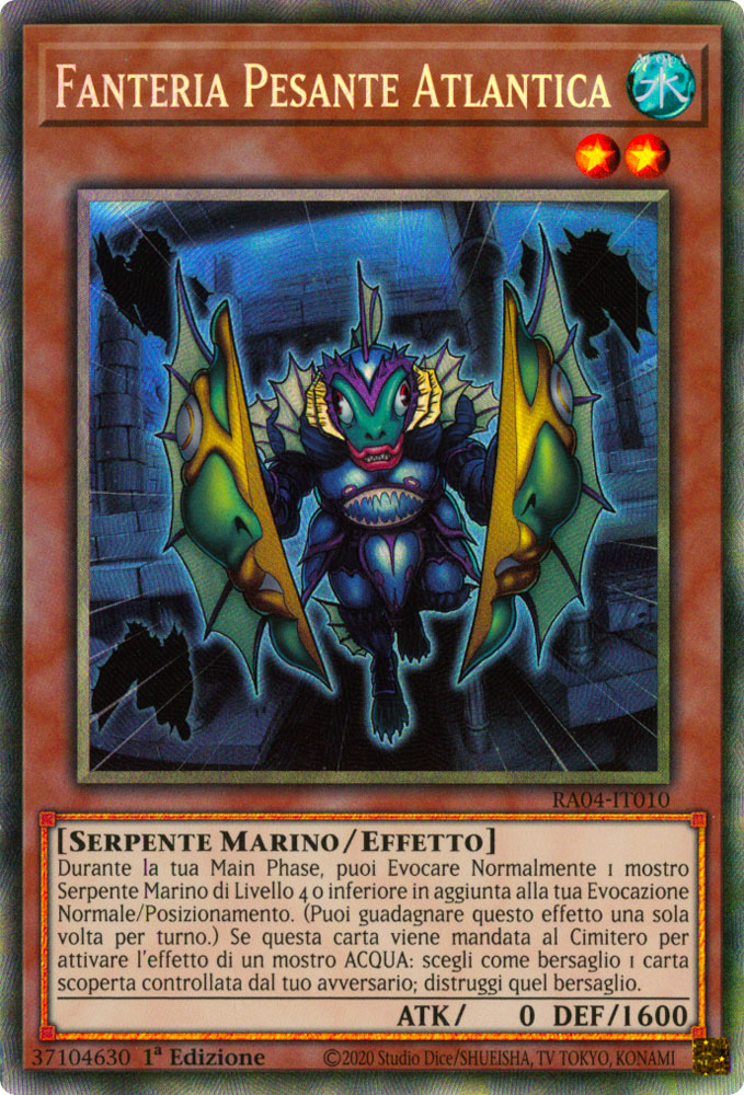 RA04-IT010 Fanteria Pesante Atlantica Rara Collector 1a Edizione (IT) -NEAR MINT-