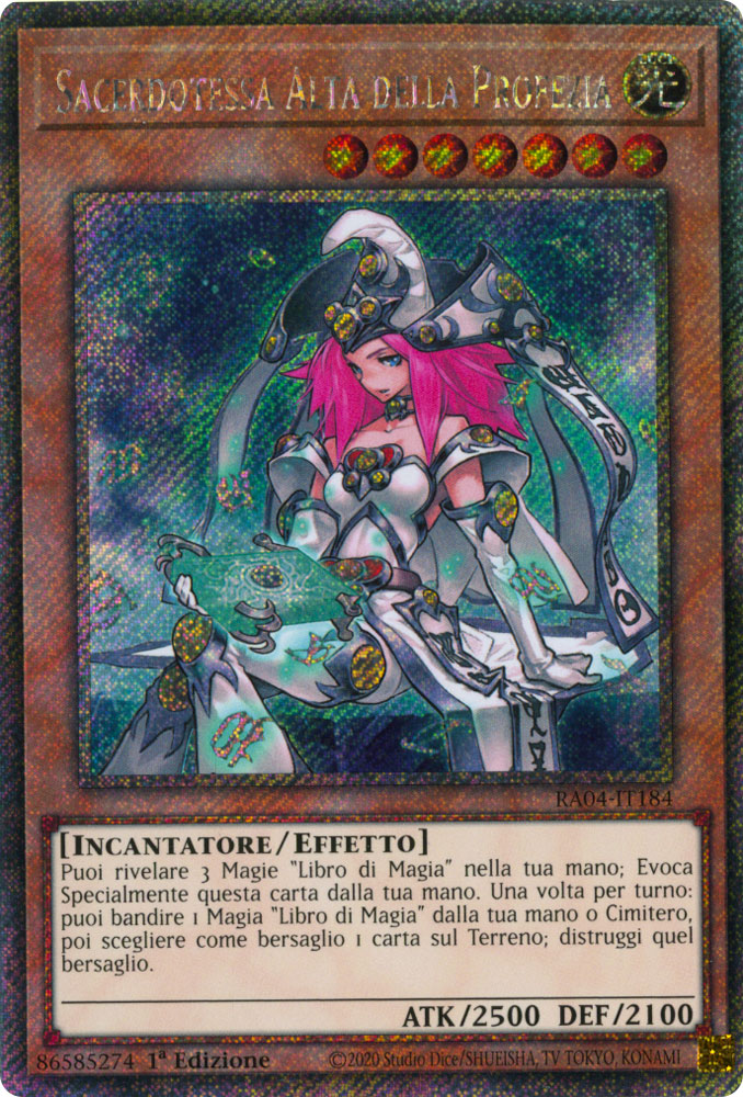 RA04-IT184 Sacerdotessa Alta della Profezia Platinum Segreta 1a Edizione (IT) -NEAR MINT-