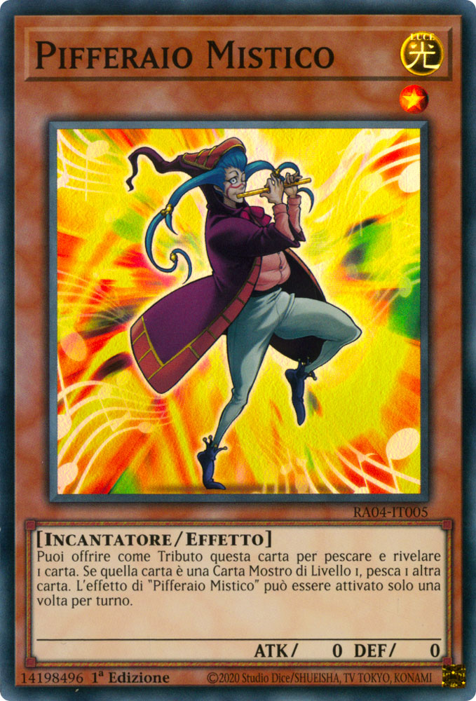 RA04-IT005 Pifferaio Mistico Super Rara 1a Edizione (IT) -NEAR MINT-