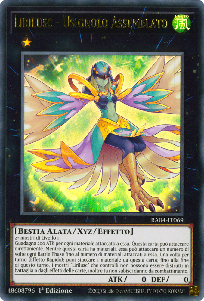 RA04-IT069 Lirilusc - Usignolo Assemblato Ultra Rara 1a Edizione (IT) -NEAR MINT-