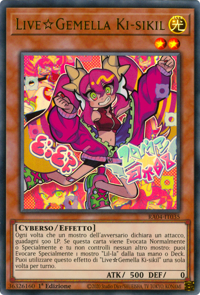 RA04-IT035 Live Gemella  Ki-sikil Ultra Rara 1a Edizione (IT) -NEAR MINT-