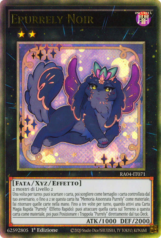 RA04-IT071 Epurrely Noir Rara Ultimate 1a Edizione (IT) -NEAR MINT-