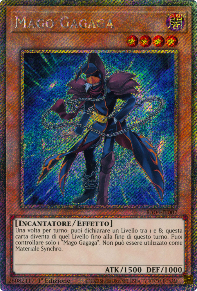 RA04-IT007 Mago Gagaga Platinum Segreta 1a Edizione (IT) -NEAR MINT-