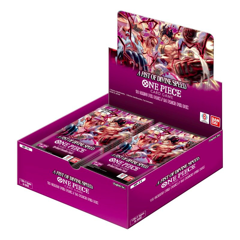 Card Game OP-11 A Fist of Divine Speed display 24 buste (EN)