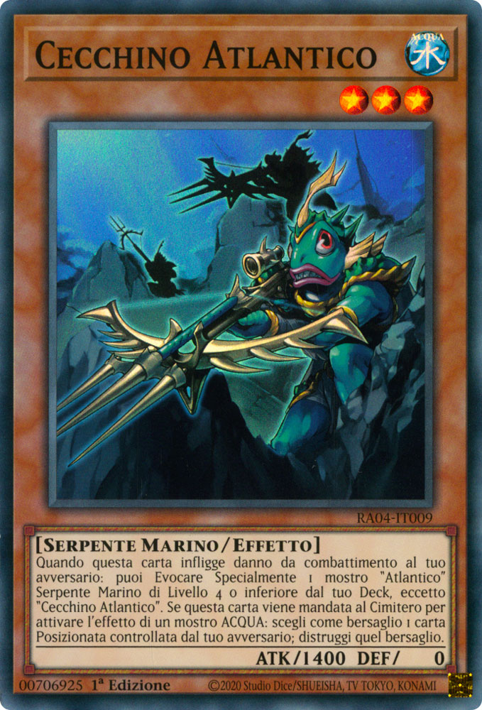 RA04-IT009 Cecchino Atlantico Super Rara 1a Edizione (IT) -NEAR MINT-