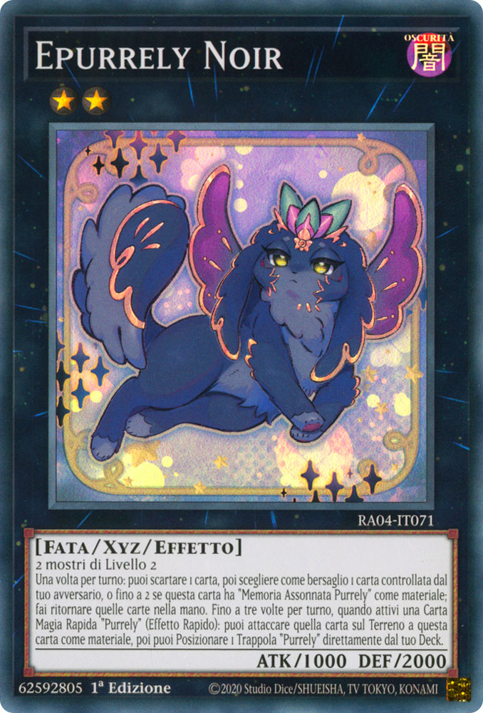 RA04-IT071 Epurrely Noir Super Rara 1a Edizione (IT) -NEAR MINT-