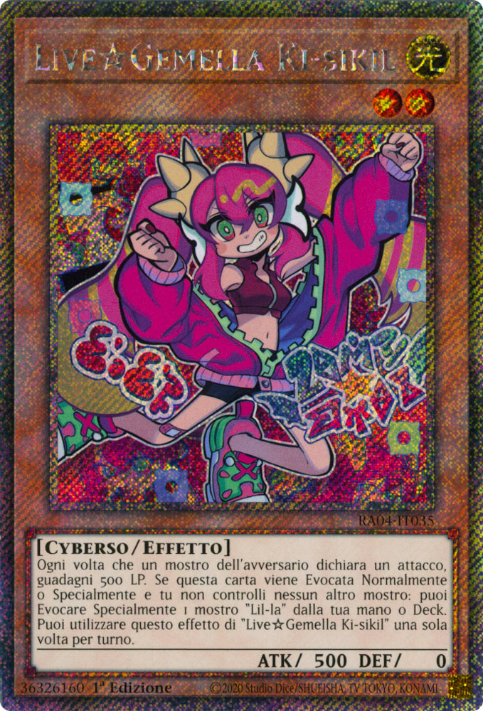 RA04-IT035 Live Gemella  Ki-sikil Platinum Segreta 1a Edizione (IT) -NEAR MINT-