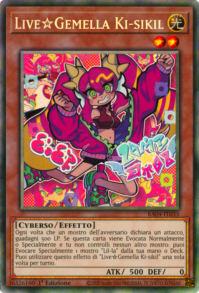 RA04-IT035 Live Gemella  Ki-sikil Rara Collector 1a Edizione (IT) -NEAR MINT-