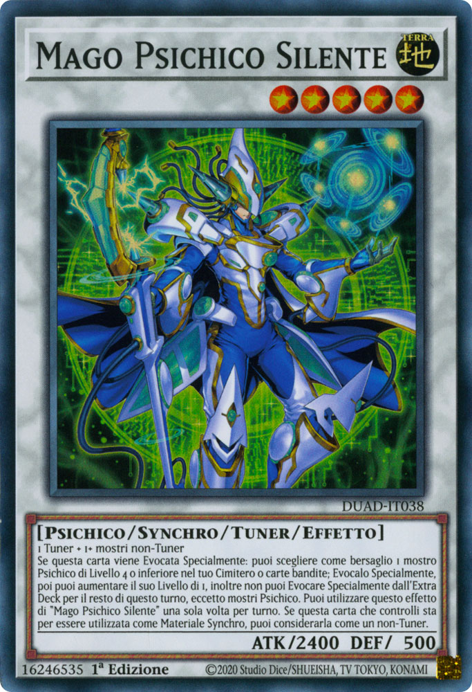 DUAD-IT038 Mago Psichico Silente Super Rara 1a Edizione (IT) -NEAR MINT-