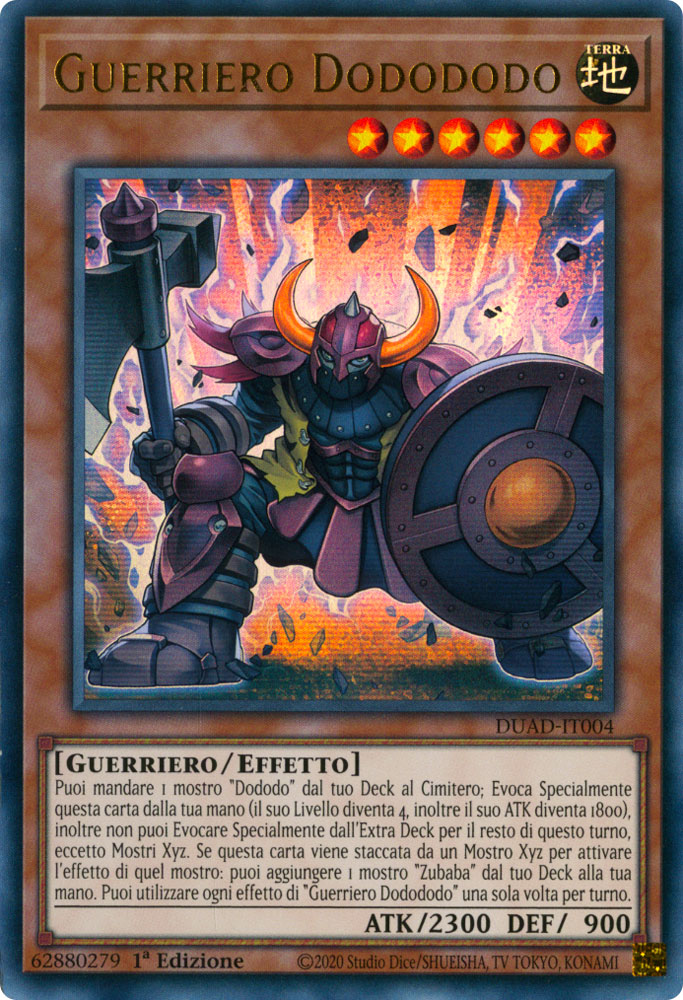 DUAD-IT004 Guerriero Dodododo Ultra Rara 1a Edizione (IT) -NEAR MINT-