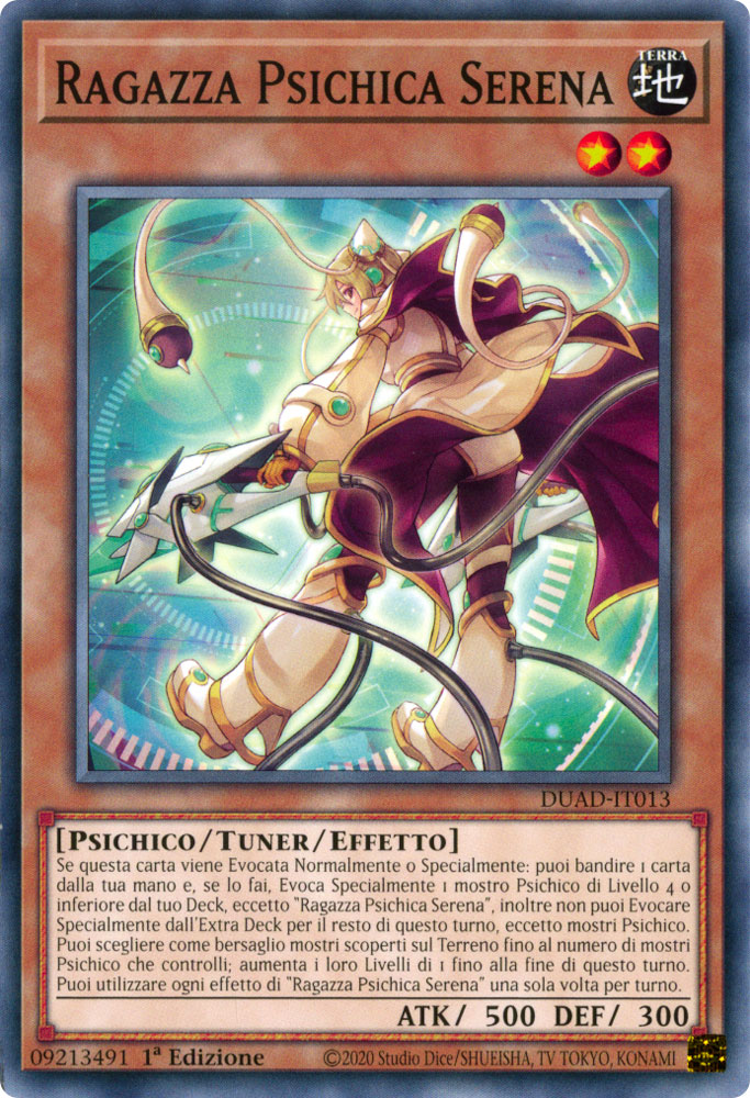DUAD-IT013 Ragazza Psichica Serena Comune 1a Edizione (IT) -NEAR MINT-