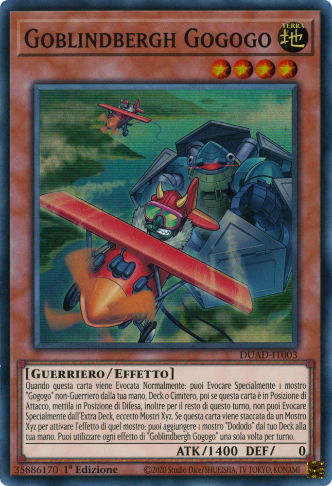 DUAD-IT003 Goblindbergh Gogogo Super Rara 1a Edizione (IT) -NEAR MINT-