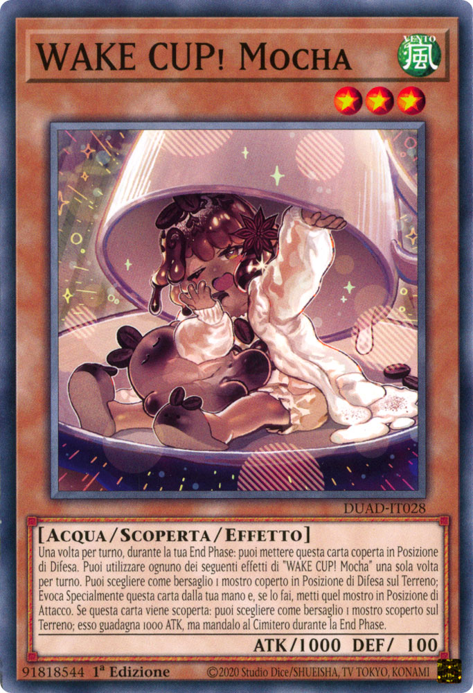 DUAD-IT028 WAKE CUP! Mocha Comune 1a Edizione (IT) -NEAR MINT-