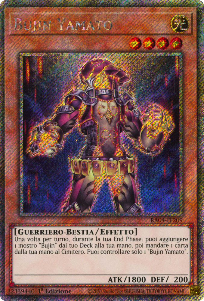 RA04-IT209 Bujin Yamato Platinum Segreta 1a Edizione (IT) -NEAR MINT-