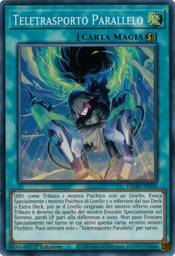 DUAD-IT059 Teletrasporto Parallelo Super Rara 1a Edizione (IT) -NEAR MINT-