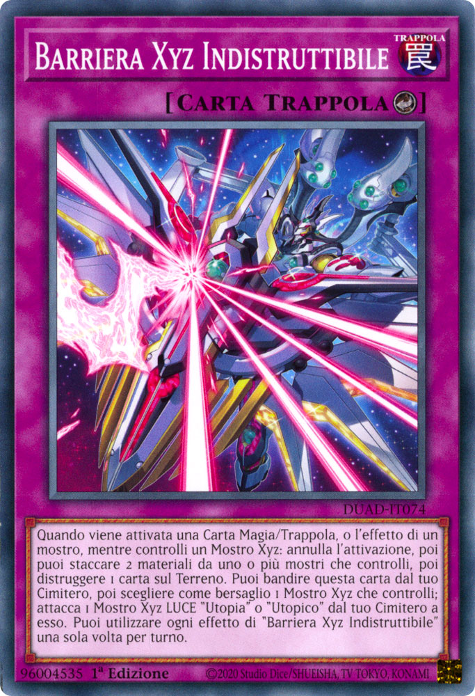 DUAD-IT074 Barriera Xyz Indistruttibile Comune 1a Edizione (IT) -NEAR MINT-