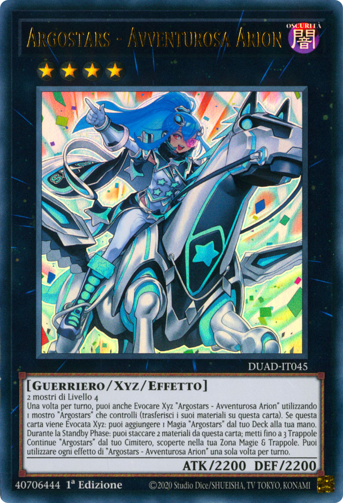 DUAD-IT045 Argostars - Avventurosa Arion Ultra Rara 1a Edizione (IT) -NEAR MINT-